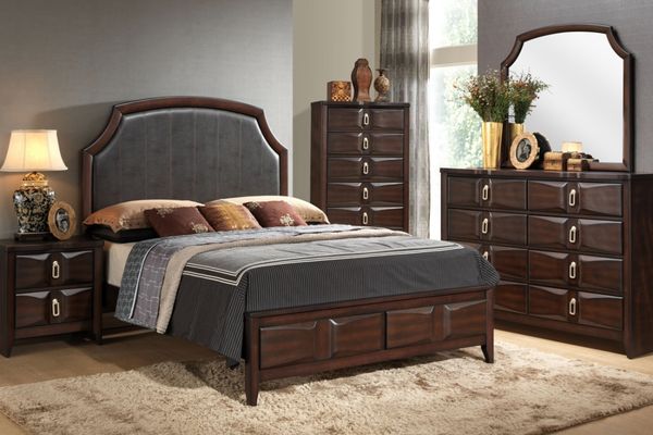 sleek bedroom set